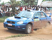 Rwandau2019s Mitraros during the last edition of Mt. Gorilla Rally in 2008.