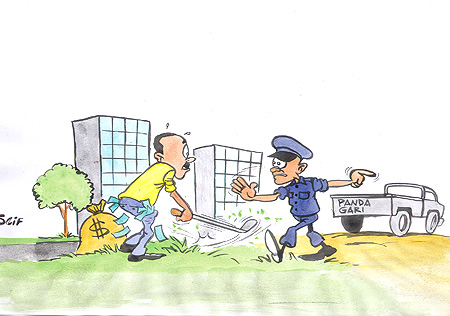 Perpetrators of corruption seem to have taken their luck too far after its was reported that Rwf.9.6 million was paid out for a tender for cutting grass by MININFRA.