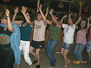 Club-goers enjoying the dance.