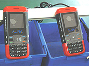 Alira branded mobile handsets assembled in Rwanda.