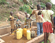 Just over 60 percent of Rwandau2019s population has access to safe drinking water.