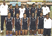 UNDER PRESSURE: APR pose for a team photo shortly before their game with Federal Prisons of Ethiopia. They won that encounter 3-2. (Photo by P. Bitok).