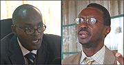 L-R: Augustin Nkusi, Dr. Louis Munyakazi.