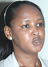 Rosemaary Mbabazi Mugisha, the Acting Director General Investment Promotion at RDB. (Photo/ G.Barya).