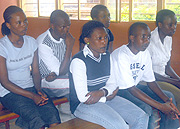 Unity Family orphans listen attentively during the occasion.