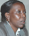 Louise Mushikiwabo talking at a press conference on the issue of Orinfor yesterday. (Photo/ G.Barya).