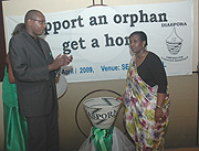 Foreign Affairs Minister  Rosemary Museminali launching the One Dollar Campaign earlier this month. (File/ Photo).
