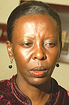 Information Minister Louise Mushikiwabo.