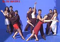 Salsa dancers.