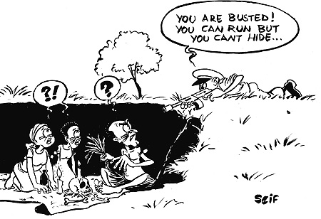 Police has arrested 4 serial killers who murdered 7 people for witchcraft purposes. 