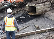 Such an open sewer poses grave health risks.