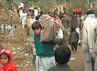 Refugees have been fleeing the Swat Valley as the Taliban advanced.