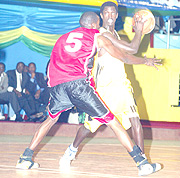 Former Marine skipper Fiston Muhire (with the ball) will lead CSKu2019s charge against UNR (File Photo)