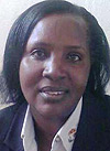 Behind the survey, AVVAIS president Chantal Nyiramanyana.