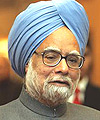 Indian Prime Minister Manmohan Singh talks to the media in New Delhi before a trip to work on defense and energy sectors in Moscow.