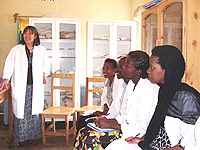 Teaching professional health workers about maternal and child health.