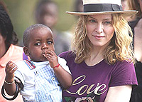 Madonna previously adopted Malawian boy David Banda.