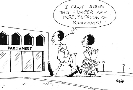 Sacked Rwandatel workers petition parliaments to intervene in solving a long stanging feud with  their former employer.