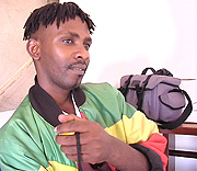 Gilbert Ndahayo when he still wore dread locks (Courtesy photo).