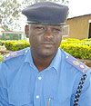 Supt. Fred Simugaya, Ruhango District Police Commander.(Photo D.Sabiiti)