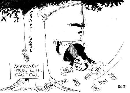 The hunter last week became the hunted when a city lawyer tried to bribe a judge at Kagarama Court of Lower Instance in Gikondo in order to subvert the course of justice.