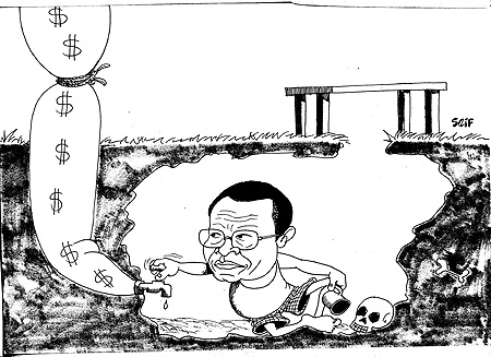 The court in Kenya ruled that the assets of felicien Kabuga should remain frozen until the ICTR completes the trials of suspects of the 1994.