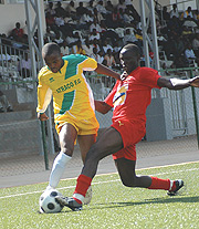 SAGA: Atraco have refused to release midfielder Joseph Kabagambe (seen here in action against El Merreikh in the CAF Champions League) unless Al-Nees pay $20,000.