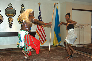 Rwandans in the Diaspora performing during celebrations to mark the 15th anniversary of Liberation Day in Washington (Courtsey Photo)