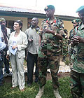 Gen. Kabarebe briefing foreign and local journalists at Mulindi (photo courtesy of Rwanda Dispatch)
