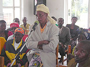 Women demand for justice. (Photo: B. Mukombozi)