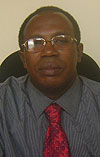 The Headmaster Lycee de Kigali secondary school, Martin M.Masabo (Photo G.Mugoya)