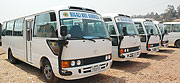 Part of the fleet of Kigali Bus Service (Photo J Mbanda)