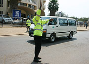 A Traffic Policeman doing his job. Sometimes they are guilty of abusing thier positions of authority.