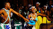 Rwandan traditional dancers