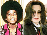 The late Michael Jacksonu2019s different faces. notice the difference when still young.