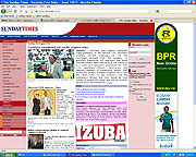 The web page of The New Times, Online pictures should be increased in size