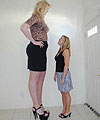 Heather Greene is the ultimate woman . She is not the tallest woman in the world. But is she the happiest