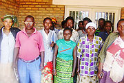 Members of Jijuka association pose for a  group photo opportunity (Photo by S Rwembeho).