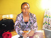 Ruth Mukakimenyi, the coordinator of  the training.