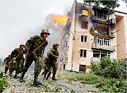 Fighting between Georgians and Russians last year wrought havoc in the Caucases