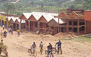 Gakenke is replacing old and dilapitated buildings with new structures in line with its  master plan(Photo B Mukombozi).