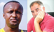 L-R:OLD GUARD: Jimmy Gatete is likely to feature prominently;UNDER PRESSURE: Tucak Branko
