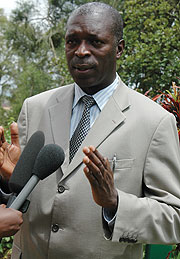 SENT DELEGATION:; Minister Anastase Murekezi.