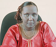 Gacaca jurisdiction Executive Secretary Domitille Mukantaganzwa. As the courts wind up, 27 women were convicted and sentenced over genocide in Western Province.