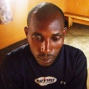 Innocent Karenzi, who allegedly killed his mother .