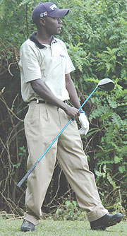 Ruterana was happy with his showing at the Ugandan Golf Open.