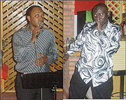 L-R:Fayu00e7al;Dr Claude