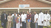 US Congress delegation  together with CHUK senior medical staff at the hospital