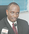 ON TRACK: Health Minister Dr. Richard Sezibera