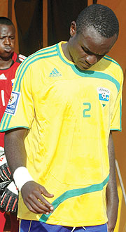 DROPPED: Rayon Sport defender Bonaventure Hategekimana was of the major casualties from Tucaku2019s selection.